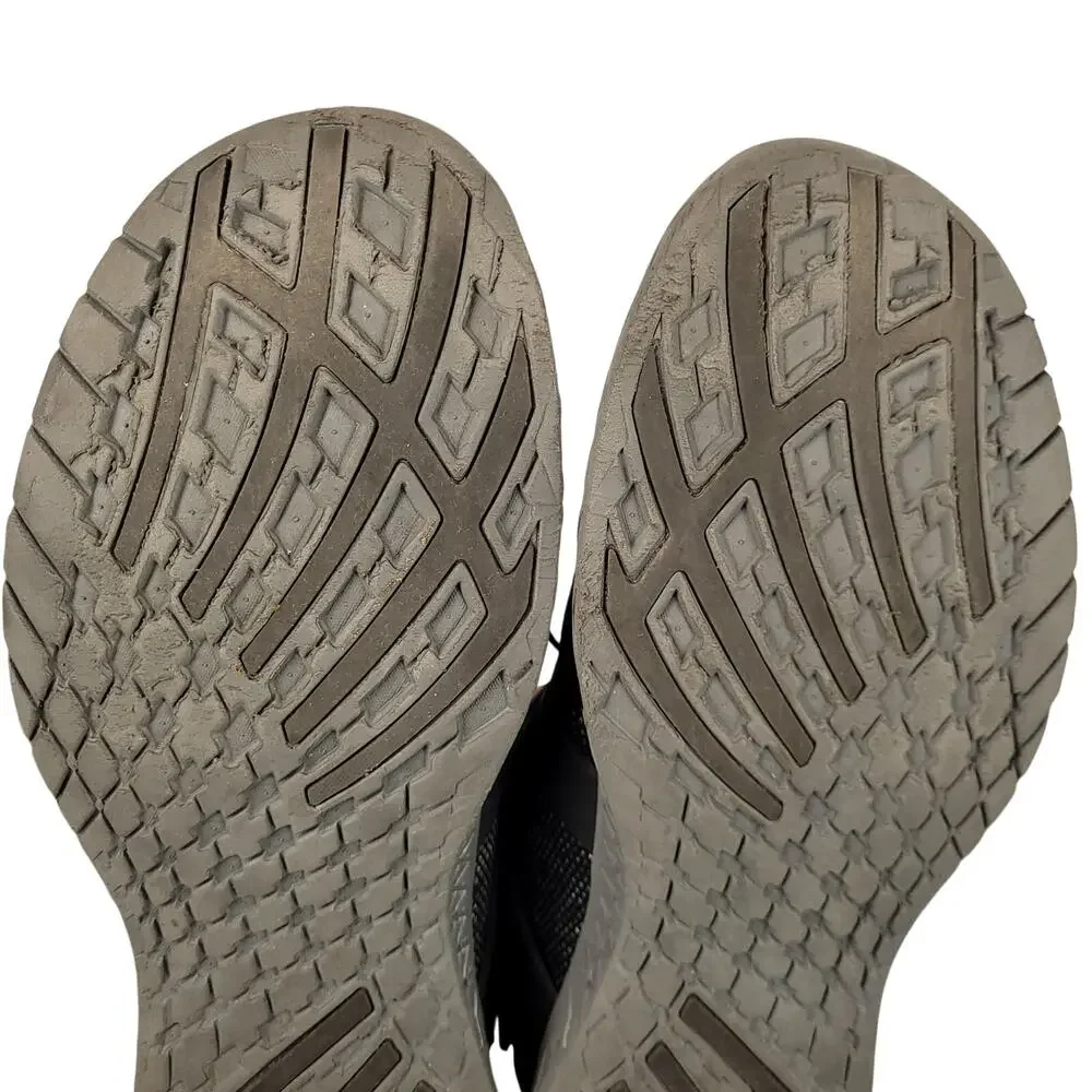 Hey Dude Axel Sox Mens 10 Carbon Black Slip On Sneakers Lightweight Minimalist - Picture 11 of 12